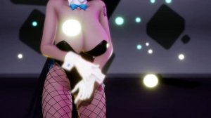 【MMD / 紳士向け / R18】ブラックバニーガール♪