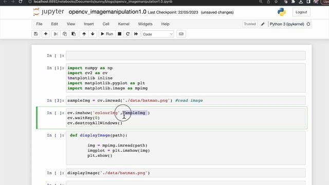 opencv Image Display смотреть онлайн