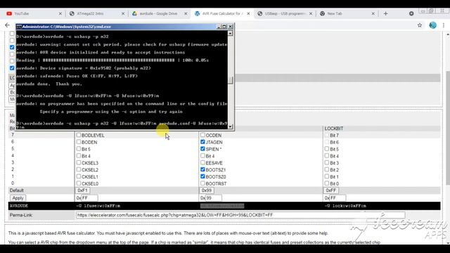 AVR | USBASP , AVRDUDE , Fuse Bits , HEX File Burn / Flash into Microcontroller смотреть онлайн