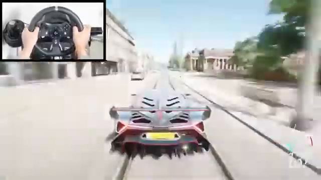 Forza Horizon 4 Lamborghini Veneno(Steering Wheel+Paddle Shifter)Gameplay смотреть онлайн