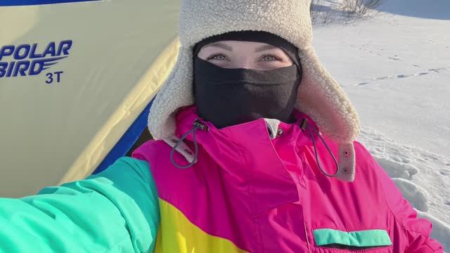 Зимняя рыбалочка в новой палатке POLAR BIRD 3T