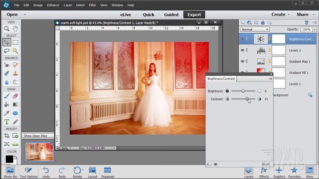 How You Can Create a Soft Warm Light Look in Photoshop Elements смотреть онлайн