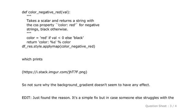 Pandas : Pandas style background gradient not showing in jupyter notebook смотреть онлайн