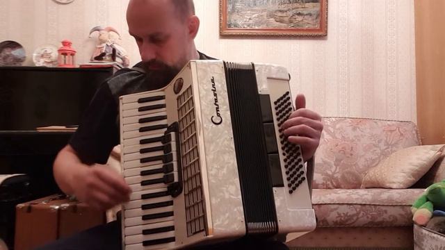 Аккордеон Contasina. Размер 3/4. Германия. Демонстрация.