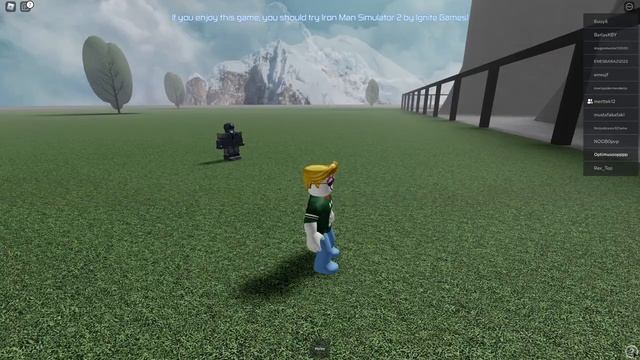 Играем в roblox в симулятор железного человека. смотреть онлайн
