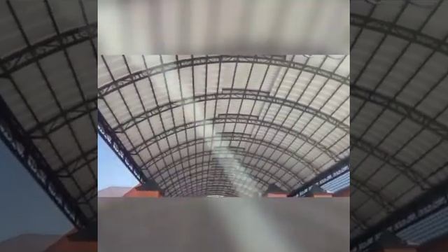 Навес из профнастила