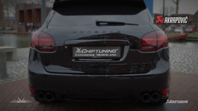 Porsche Cayenne Turbo (958) with Akrapovic Exhaust (REVS) & Tuning смотреть онлайн