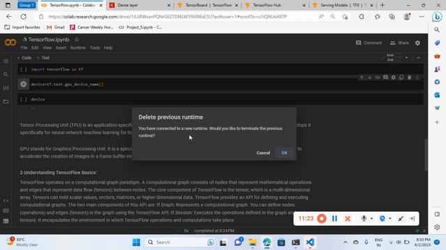 Day 1: Getting started with TensorFlow, installing the framework, and exploring basic concepts. смотреть онлайн