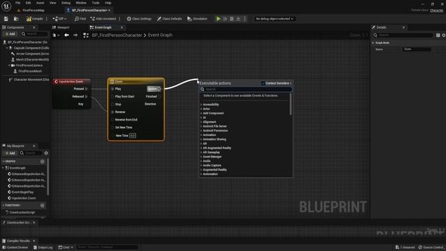 ?Unreal Engine 5 ? Приближение камеры от первого лица (First person Zoom) смотреть онлайн