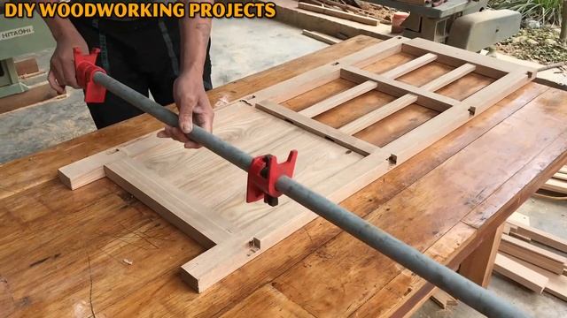 Weekend woodworking idea // DIY Shelf Kitchen Microwave Rack Multi layer Multi function... смотреть онлайн