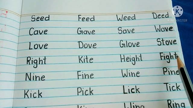 Rhyming Words /Rhyming Words in English/Rhyming Words 50+ смотреть онлайн