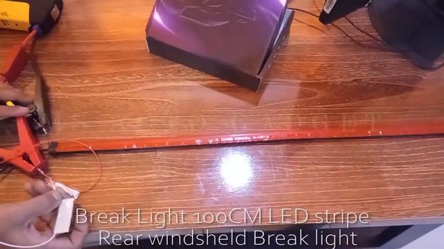 100cm Brake Light Led Strip, Audi Style Back Mirror High Mount Break Light смотреть онлайн