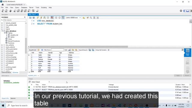 How to Display Table in SQL | Select From Table | Show Table | SQL MySQL Database Bangla Tutorial 5 смотреть онлайн