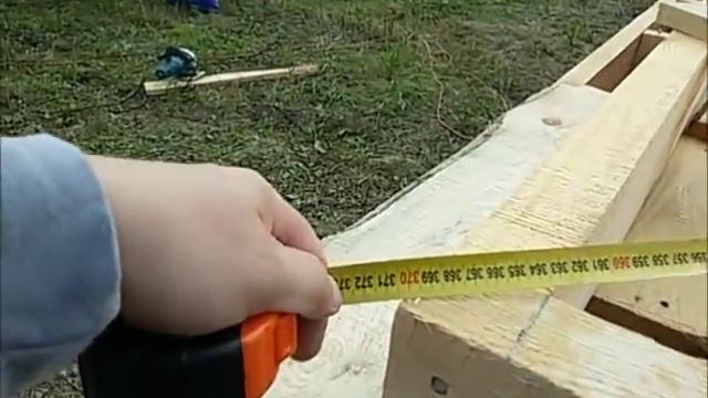 Сборка каркасных стен доска 150х50. Каркасная бытовка 6 на 3 на винтовых сваях. Часть 3. смотреть онлайн