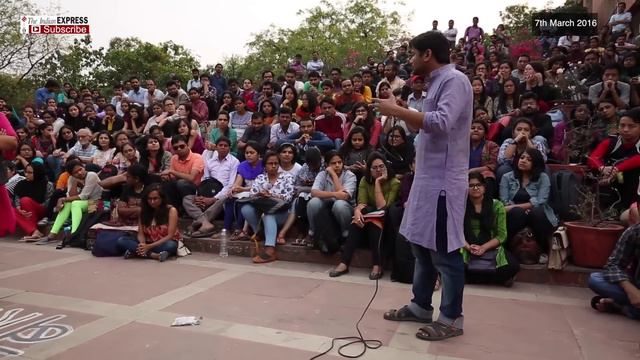 Kanhaiya Kumar Speech At JNU Campus смотреть онлайн