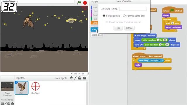~meld#8 - - Bat Blast using Scratch 2.0 смотреть онлайн