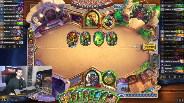 NEW BROKEN Kazakusan Druid Deck After Nerfs Patch At Showdown in the Badlands | Hearthstone смотреть онлайн