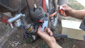 Самодельный глушитель на мопед