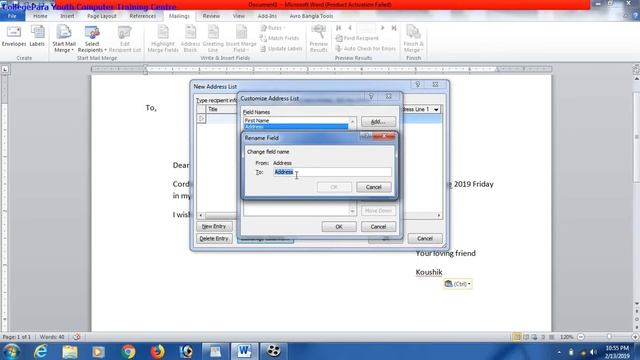 Mail Merge (MS Office 2010) смотреть онлайн
