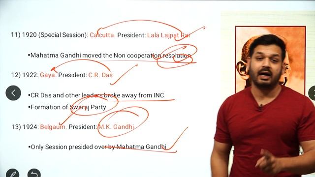 Important Congress Session | 1885- 1947 | Sessions, President & Resolutions | By Dewashish Sir смотреть онлайн