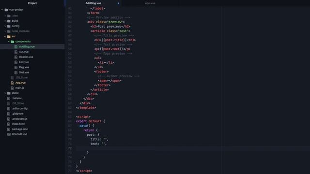 Vue JS #25 Привязка данных в элементах формы (Input, Checkbox, Select Bindings) смотреть онлайн