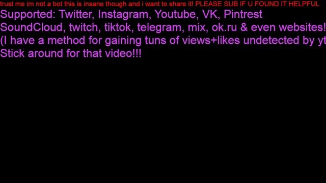 Best youtube, tiktok, pintrest and more B0T (website) смотреть онлайн