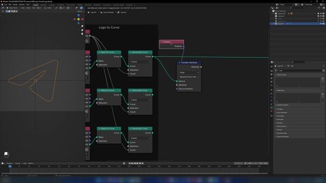 Logo Mix Animation | Geometry Nodes | Blender 3.3 смотреть онлайн