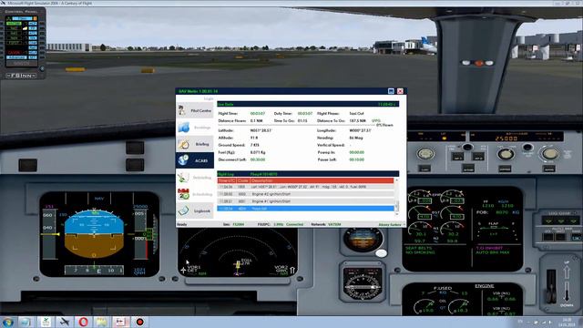 MSFS 2004!!! BRITISH VIRTUAL. Работа клиента MERLIN смотреть онлайн