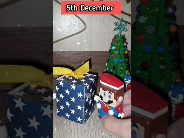 My Christmas & New Year Advent Calendar mini surprises by Lego Super Mario & Luigi. Day 5 #shorts смотреть онлайн