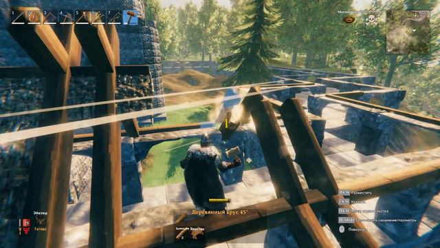 Строительство замка в Valheim. Part 5 смотреть онлайн