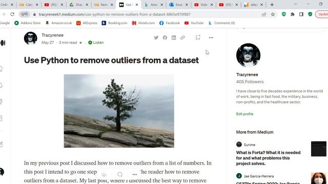Use Python to remove outliers from a dataset - blog post смотреть онлайн