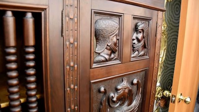 Шкаф антикварный из красного дерева смотреть онлайн