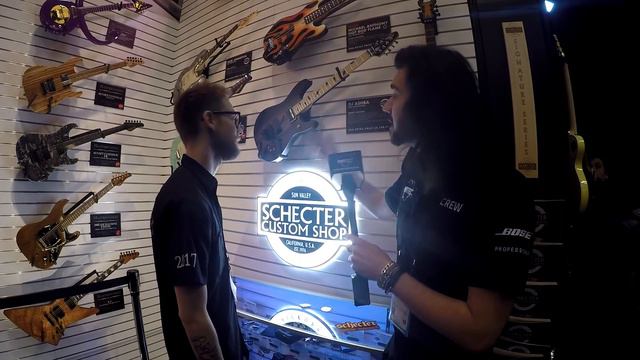 Schecter Custom Shop Synyster Gates Guitar DJ Ashba Model & Jake Pitts at NAMM 2017 смотреть онлайн
