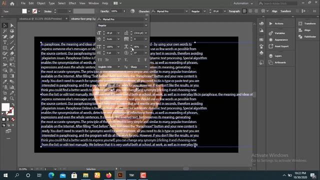 Text Portrait Effect Illustrator Tutorial || Adobe Illustrator Tutorials