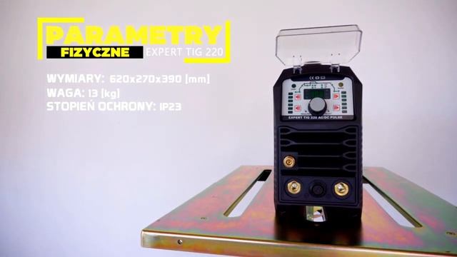 Spawarka Ideal Expert TIG 220 AC DC Z Pulsem Do Stali Nierdzewnej I Aluminium - Zdalne Sterowanie