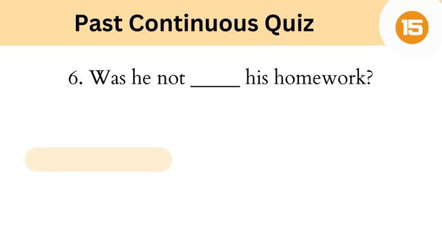 Tenses Quizzes | 10 Past Continuous Quiz | Test Your Knowledge | Grammar Test смотреть онлайн