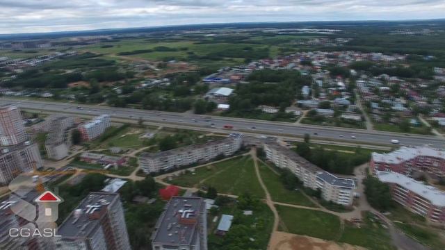 Жилой комплекс "Залесный Сити", DJI Phantom 3 смотреть онлайн