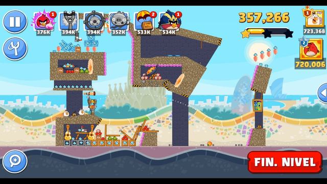 Angry Birds Friends All Levels Tournament 1230 Highscore POWER-UP walkthrough смотреть онлайн