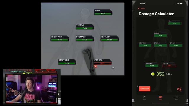 Blacked Out Head/Chest & Damage Calculator Testing || Escape From Tarkov Science