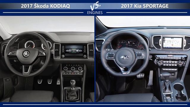 2017 Skoda Kodiaq vs 2017 Kia Sportage (technical comparison) смотреть онлайн