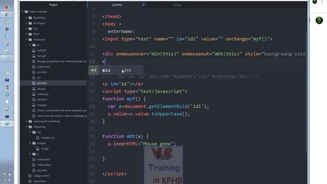 83 onchange events JavaScript Training Videos in Telugu смотреть онлайн