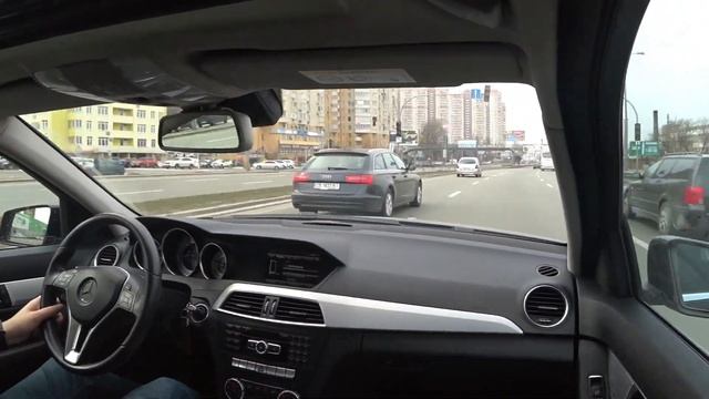 Mercedes-Benz C-klasse W204 S204 C220 CDI  (2013) POV Drive
