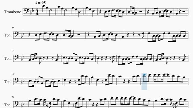 Trombone Sheet Music: How to play Millionen Herzen by Wolfgang Ziegler смотреть онлайн