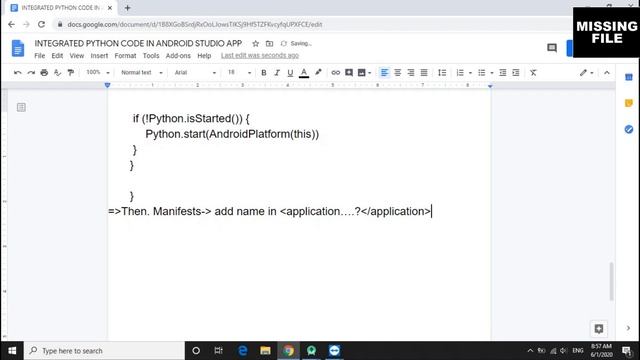 Integrating Python code into Android Studio application смотреть онлайн