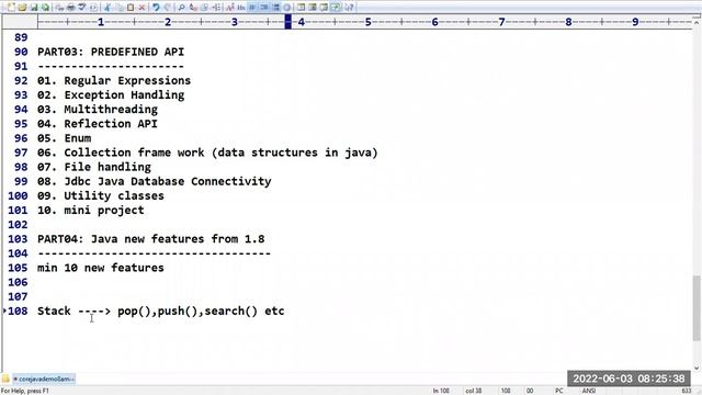 CORE JAVA tutorials || Demo - 1 || by Mr. Prakash Babu On 03-06-2022 @8AM IST смотреть онлайн