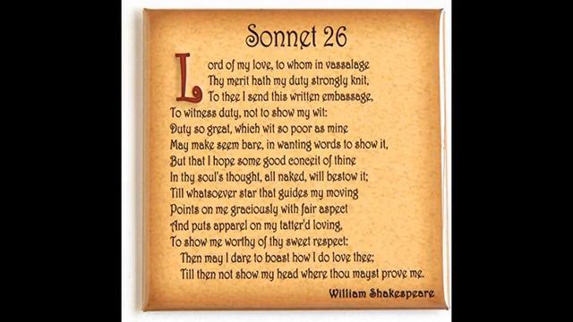 Sonnet 26 by William Shakespeare in Tamil смотреть онлайн