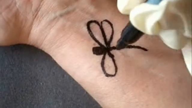 DIY TEMPORARY TATTOO, dragonfly tattoo, how to diy, bugs and insects, how to draw a dragonfly смотреть онлайн