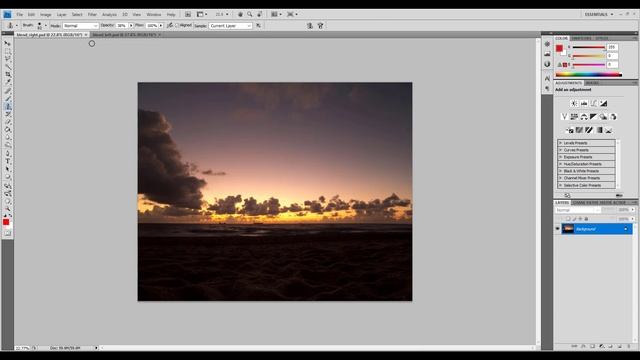 Barrel Distortion and Manual Stitching - Photoshop Photo Editing Tutorial - South Florida Sunrise смотреть онлайн