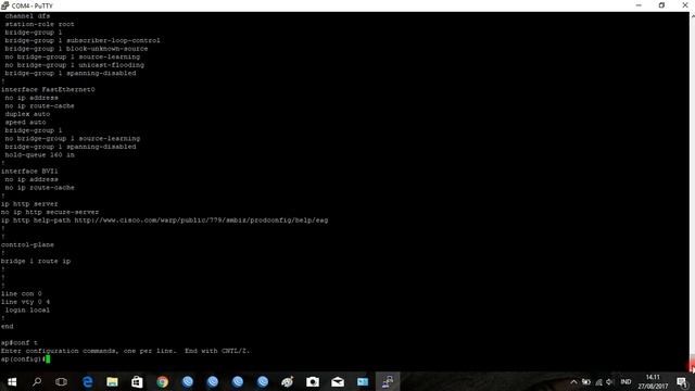 Belajar consol cisco AIR-LAP1131AG-A-K9 #part 2 смотреть онлайн