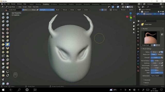 How to Sculpt in blender | Sculpting tutorial for beginners in Tamil смотреть онлайн